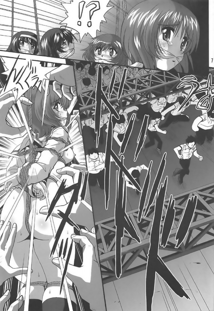 【エロ同人誌 ガルパン】拘束された五十鈴華と冷泉麻子と秋山優花里と西住みほの四人が一緒にエッチな夢を見るｗ【サーティセイバーストリート エロ漫画】 (6)